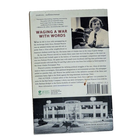 Write Hard, Die Free: Dispatche paperback Howard Weaver epicenter press 2012 - Picture 2 of 3